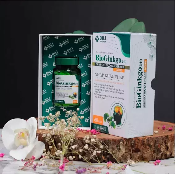 BioGinkgo 240 tăng tuần hoàn máu não giúp ngủ ngon sâu giấc