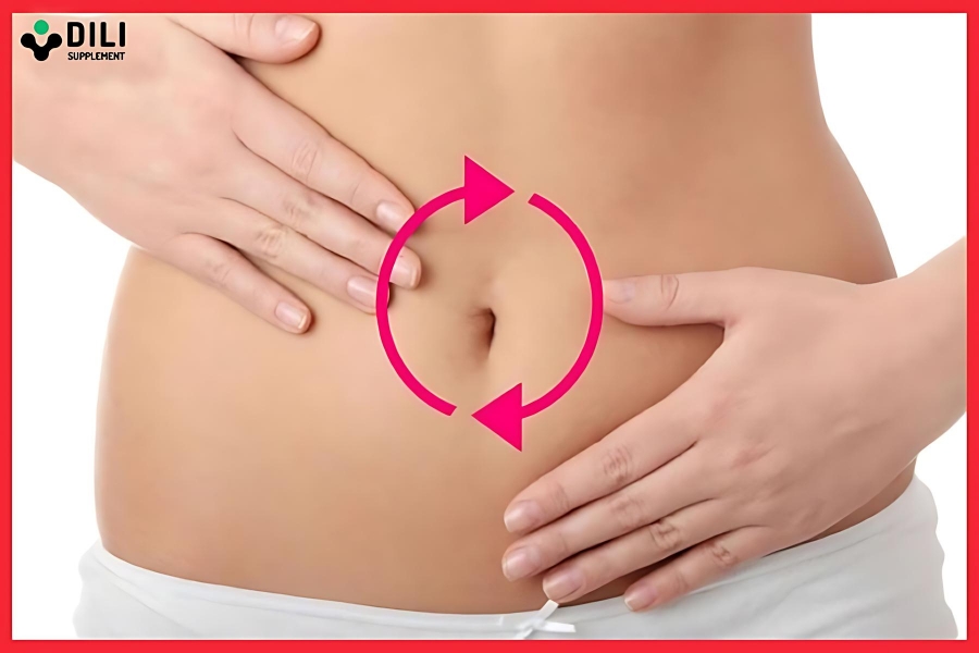 cách trị táo bón tại nhà massage bụng