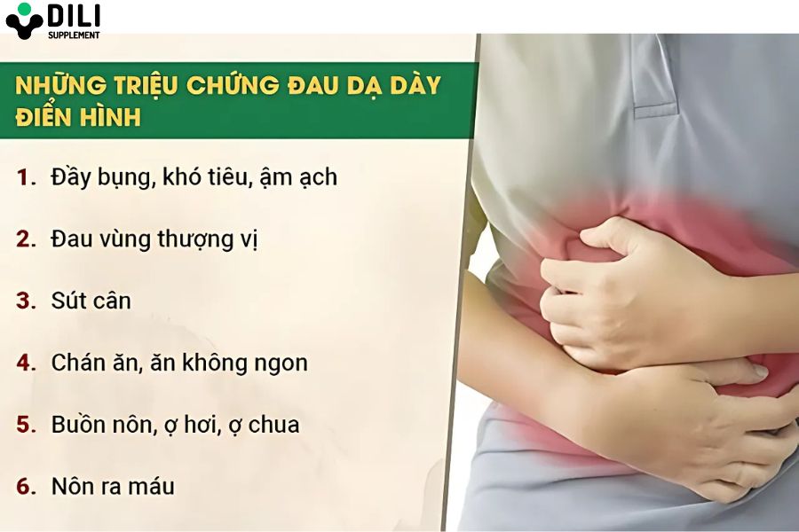 Dấu hiệu viêm loét dạ dày nặng