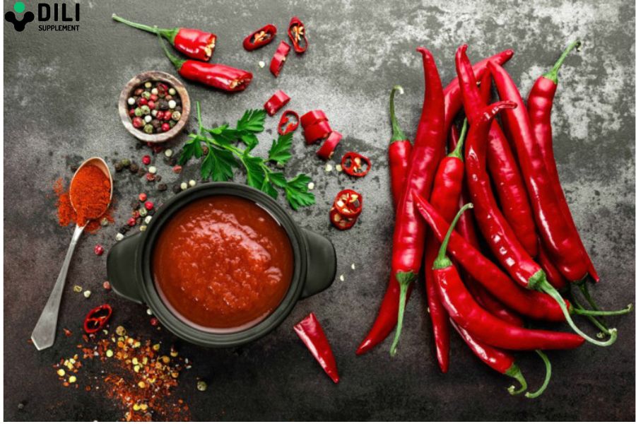 thực phẩm gây táo bón gia vị cay