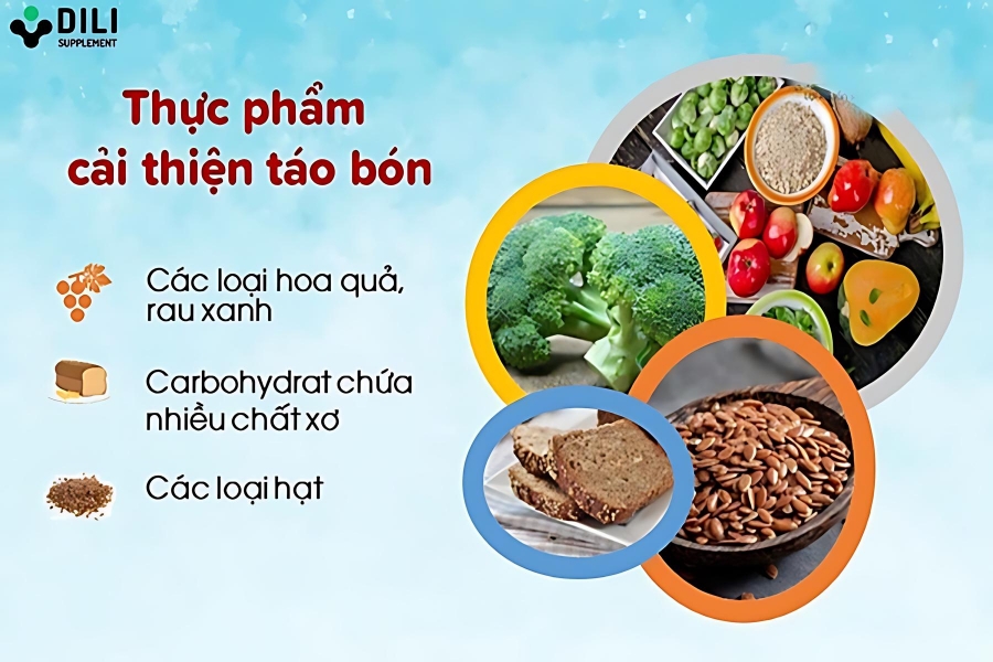 thực phẩm trị táo bón lâu ngày