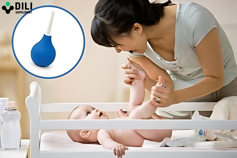 thuốc bơm hậu môn trị táo bón cho trẻ