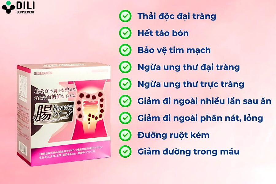 thuốc trị táo bón ở người lớn của nhật inulin
