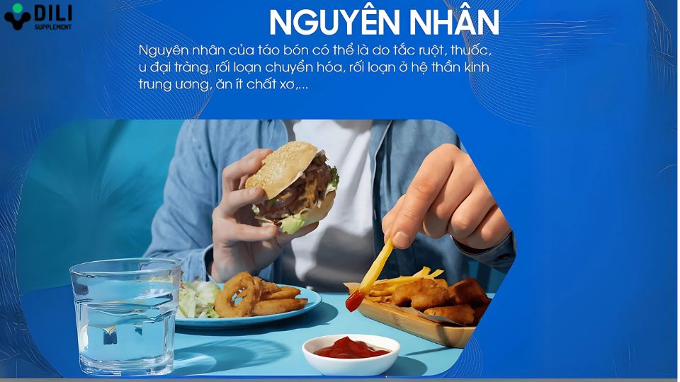 nguyên nhân táo bón 1