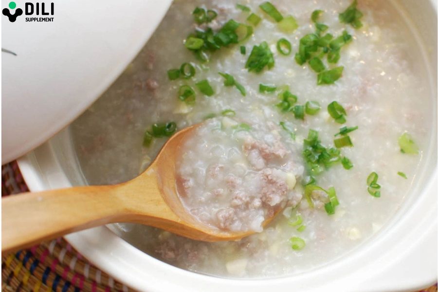 rối loạn tiêu hóa ăn gì cháo
