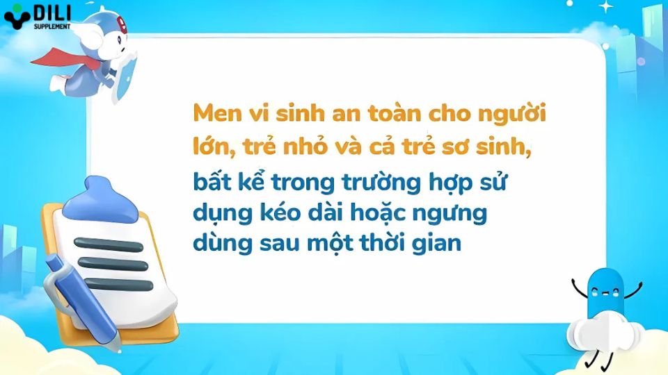 sử dụng men vi sinh