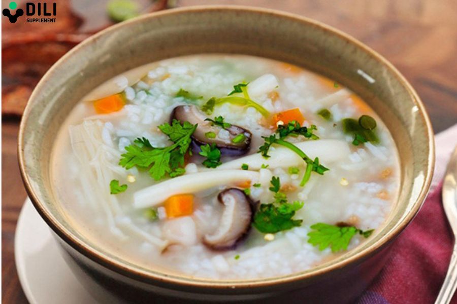 viêm dạ dày ăn gì cháo loãng