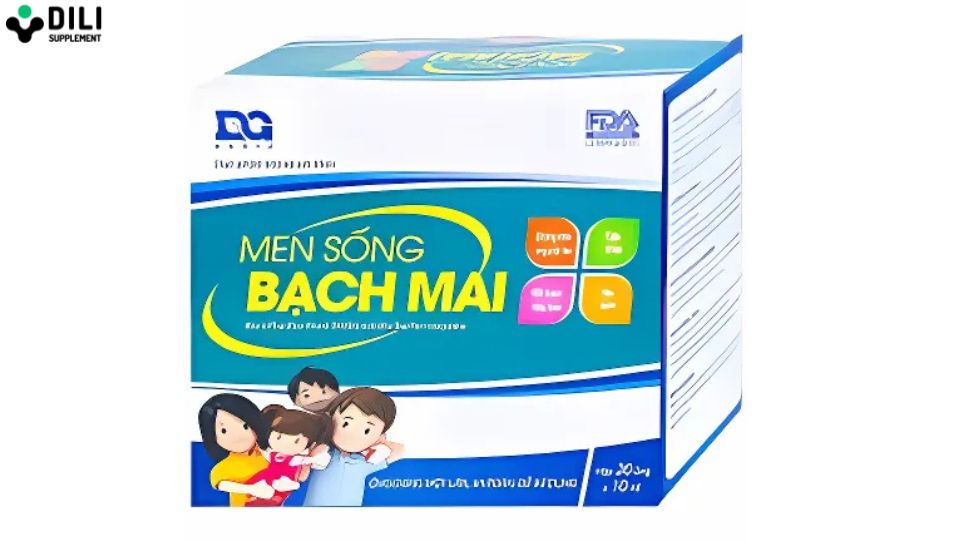 bổ sung lợi khuẩn cho người lớn men bạch mai