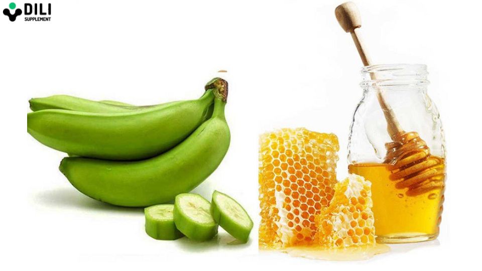 trị trào ngược dạ dày bằng mật ong chuối xanh