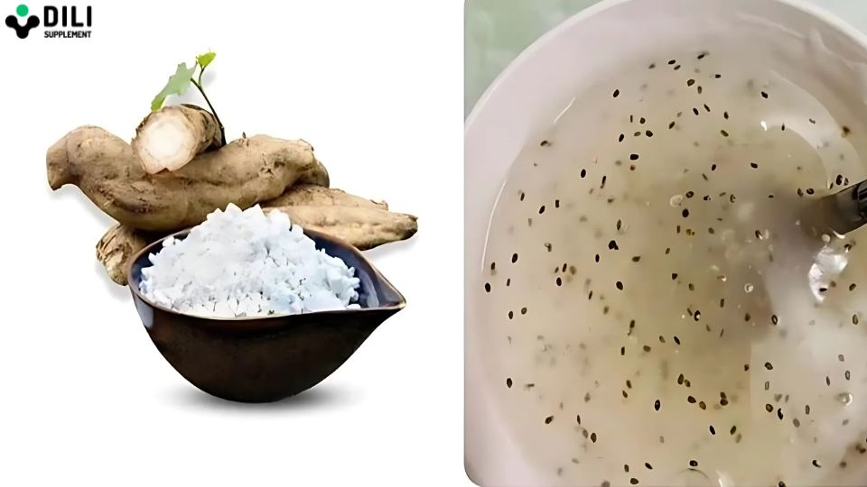 say nguội là gì bột sắn dây