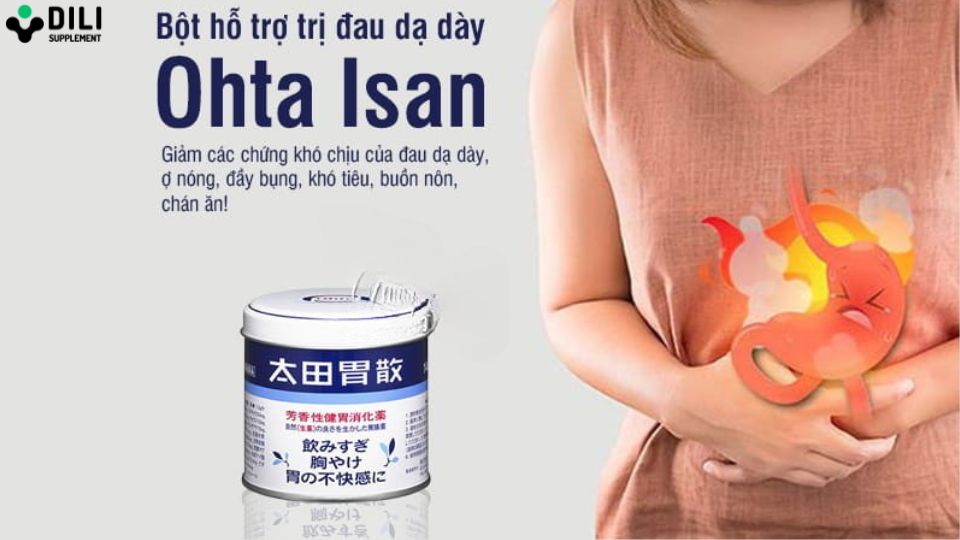 thuốc đặc trị trào ngược dạ dày của nhật ohta isan