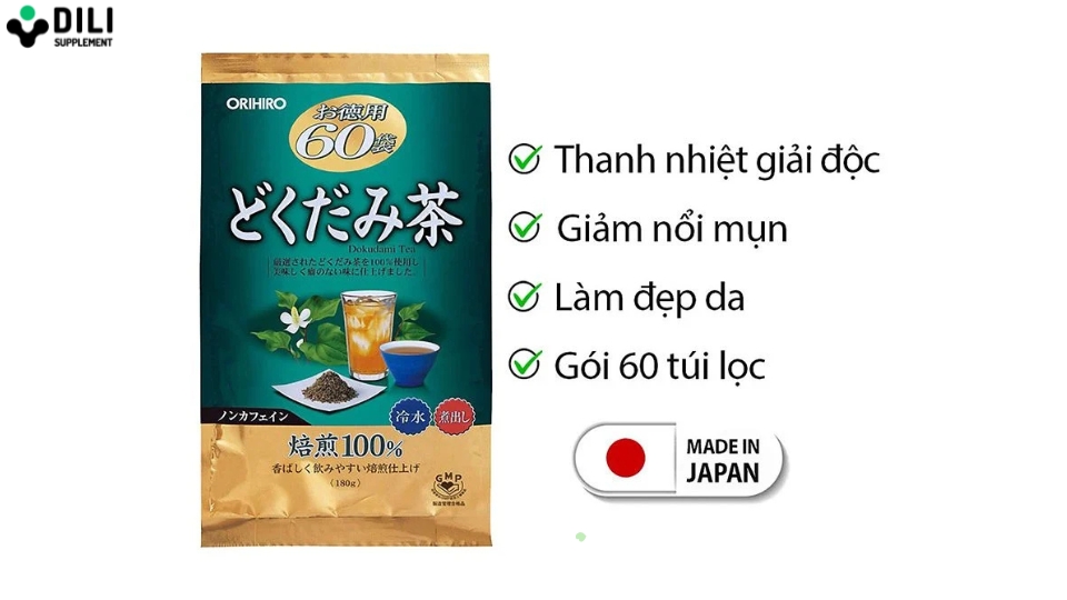 giải độc gan của nhật orihiro diếp cá