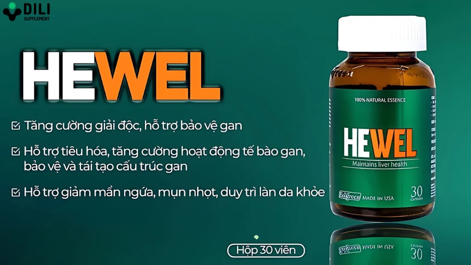 thuốc hạ men gan tốt nhất Hewell