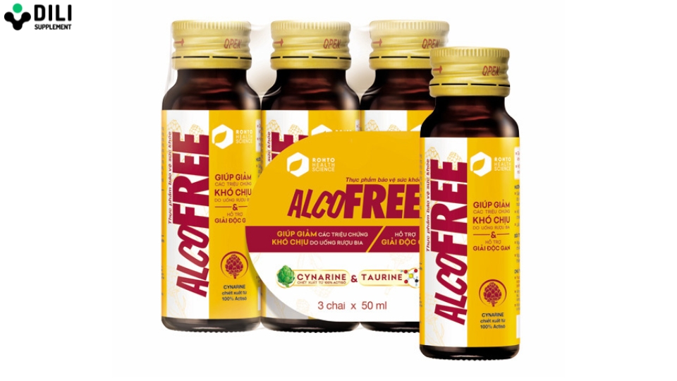 thuốc uống bia không say alcofree
