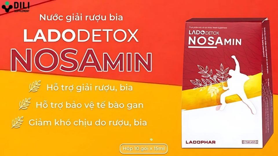 thuốc uống bia không say Ladodetox Nosamin