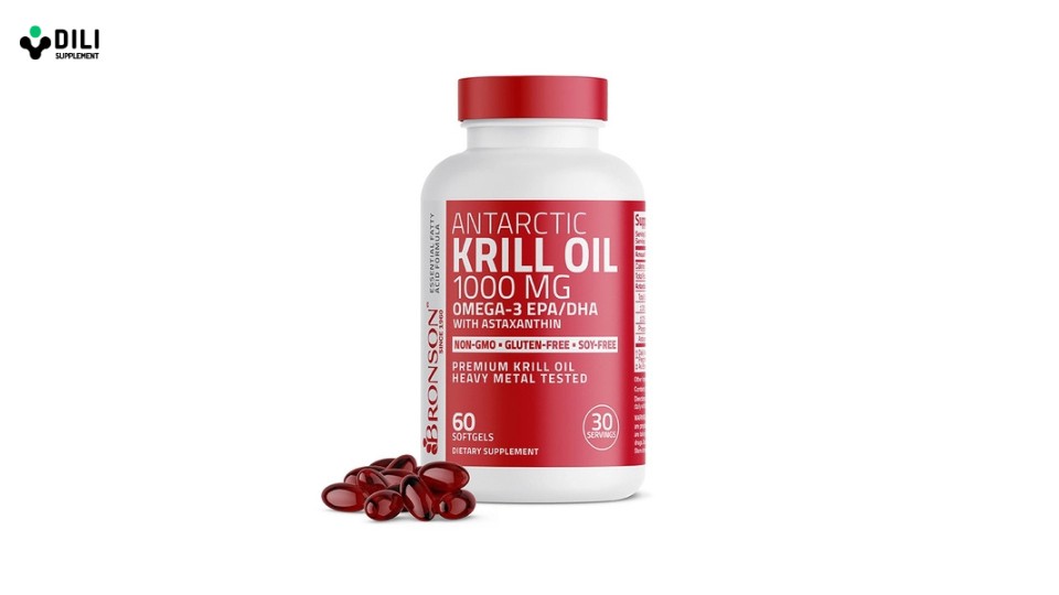 Bronson Antarctic Krill Oil 1000mg Omega 3