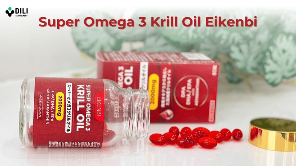 Eikenbi - Viên Uống Nhuyễn Thể Super omega 3 krill oil 2000mg