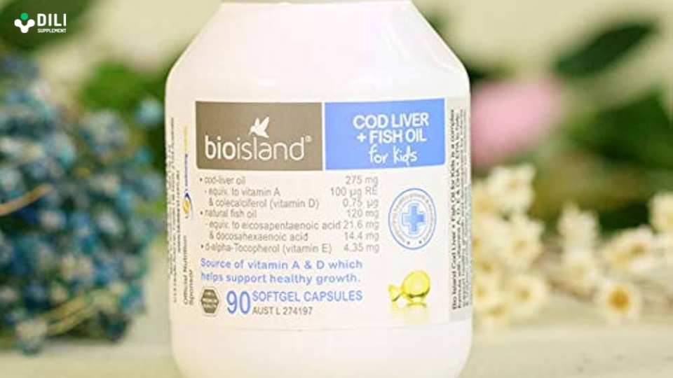 Dau Ca Cho Be Bio Cod Liver Fish Oil For Kids Ho Tro Phat Trien Tri Nao