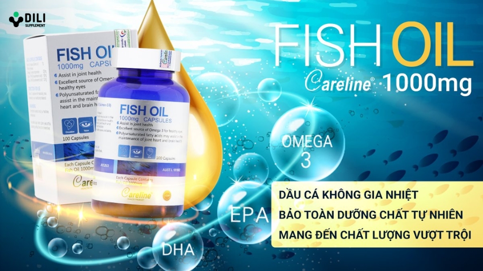 Omega 3 Cho Ba Bau Careline Fish Oil