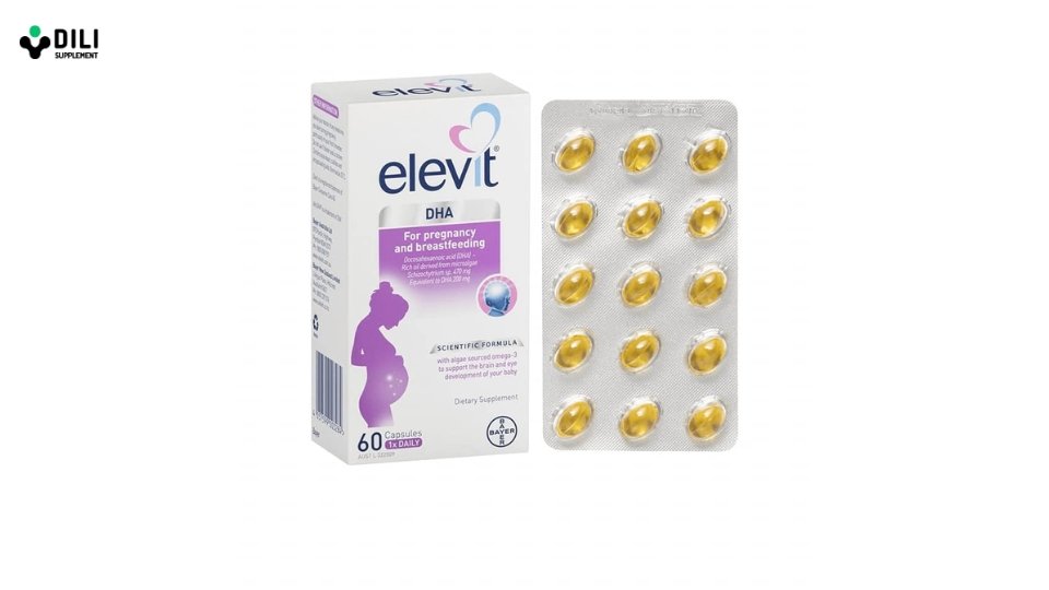 Omega 3 Cho Ba Bau Vien Uong Elevit Dha Bo Sung Omega 3 Cho Phu Nu Co Bau