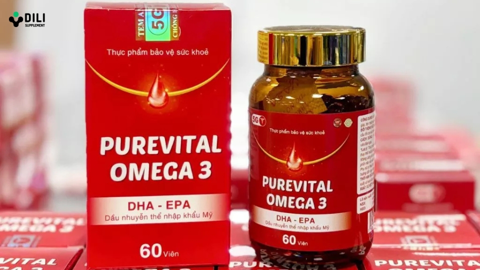 thực phẩm chức năng omega 3 purevital của DiLi Supplement