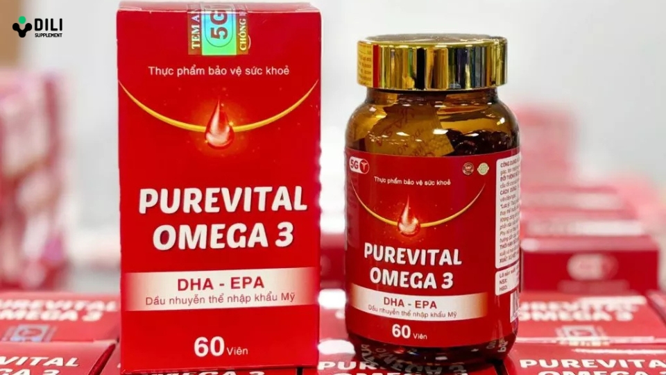 giá dầu cá omega 3 việt nam purevital dili supplement