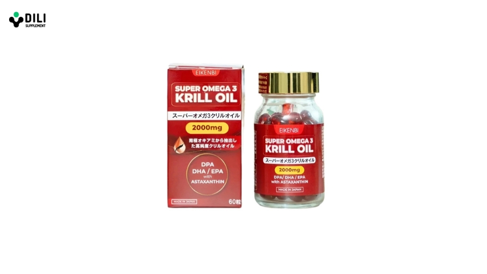 Thực phẩm chức năng omega 3 krill oil có xuất xứ từ Mỹ